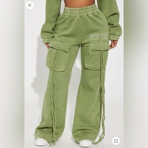 Green Cargo Pants